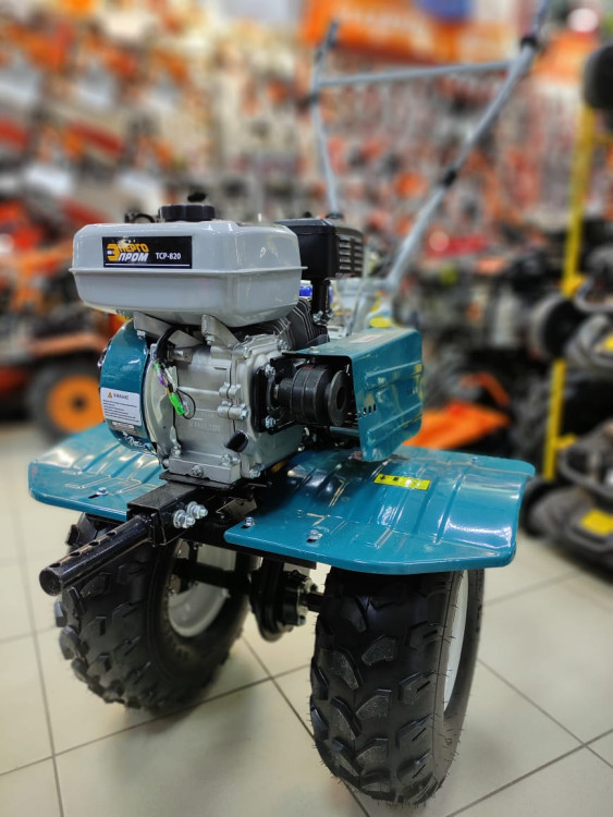 Мотоблок бензиновый Энергопром TCP 820-4ENR | 8 л.с | колеса 19*7-8, чугунный редуктор