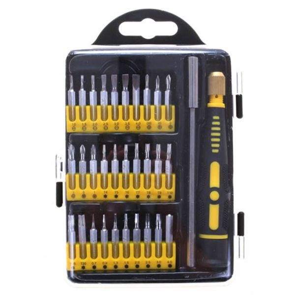 Набор насадок сменных с отверткой для точных работ Калибр НСО-32