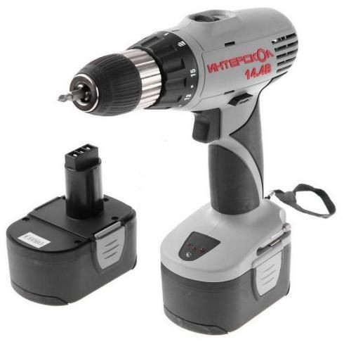 Аккумуляторная дрель-шуруповерт Интерскол ДА-13/14.4ЭР