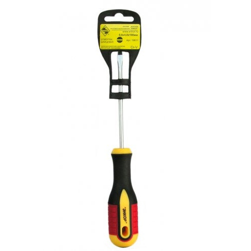 Отвёртка шлиц 5,5 х125мм трёхкомп. ручка