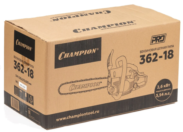 Бензопила CHAMPION 362-18