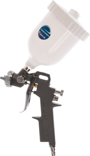 Краскораспылитель с верхним бачком 0,5л, сопло 2,5мм, 200л/мин, 4-6бар, 0.55кг