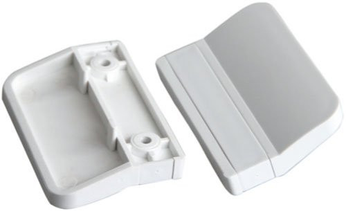 Ручка балконная прямоугольная ПВХ белая