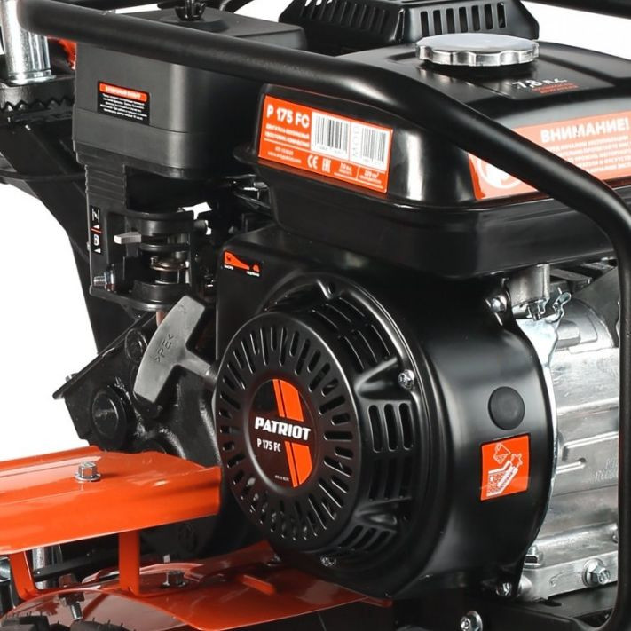 Мотоблок бензиновый Patriot УРАЛ | 7,8 л.с | (колеса 4*10)