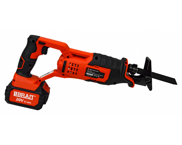 Пила сабельная аккумуляторная Brait BCRS20-4PU PRO 20В, 4.0Ач. з/у 2.4А Li-ion