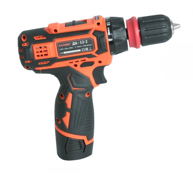 Аккумуляторная дрель-шуруповерт Калибр ДА-12-2 Lilon (Бсп)