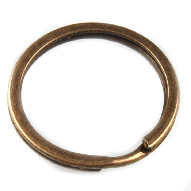 Кольцо для ключей (28) плоское бронза (1000)