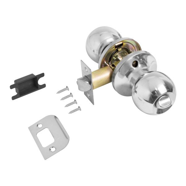 Ручка-Защелка 607 ET (Хром) (ключ/фикс.)