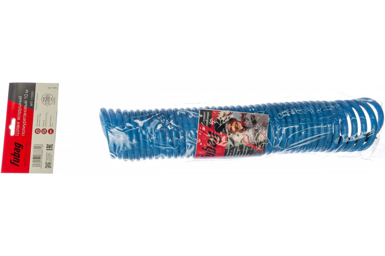 Шланг с фитингами полиуретан Fubag 15 бар, 6*10 мм, 10 м