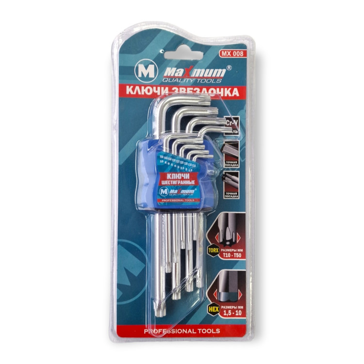 Шестигранник Maximum звезда средний/ 60 шт