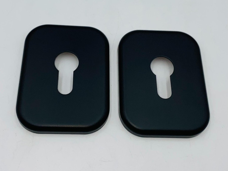 Накладка DP-1 под цилиндр BL (черный) (компл. 2шт)