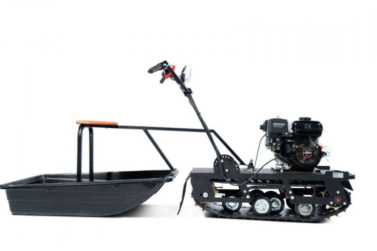 Мотобуксировщик БУРЛАК - М ПРАКТИК 6.5 (+санный модуль)