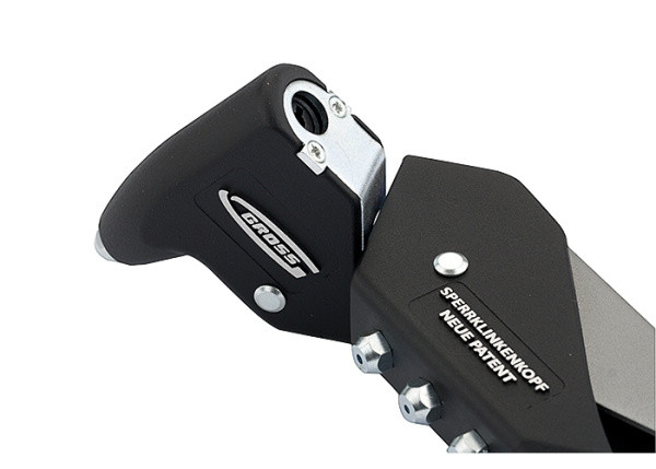 Заклепочник для комбинированных заклёпок 2,4-4,8мм., поворотный, литой