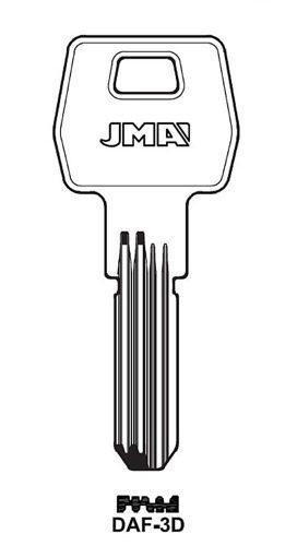 Заготовки для ключей DAF 3D ... перфорация