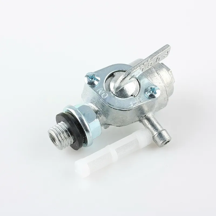 Кран топливный левый с отстойником (M10*1,25) 1500020