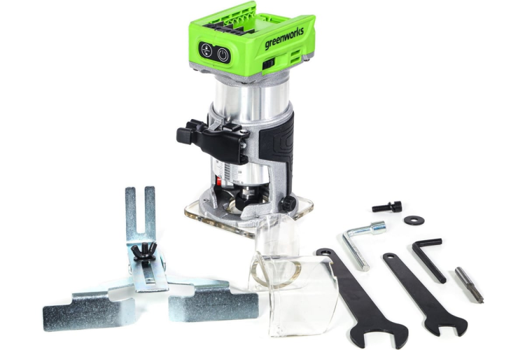 Фрезер кромочный акк. Greenworks G24RO 3502507
