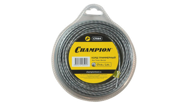 Леска CHAMPION Alu Twist 3.0мм*25м (витой)