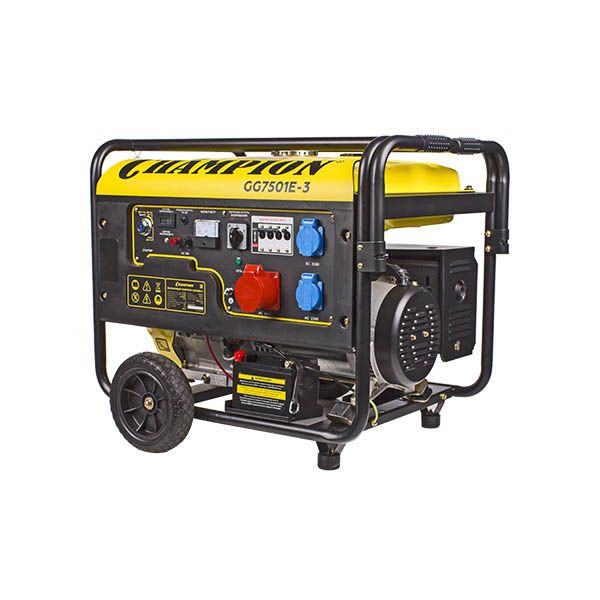 Генератор бензиновый CHAMPION GG7501E-3