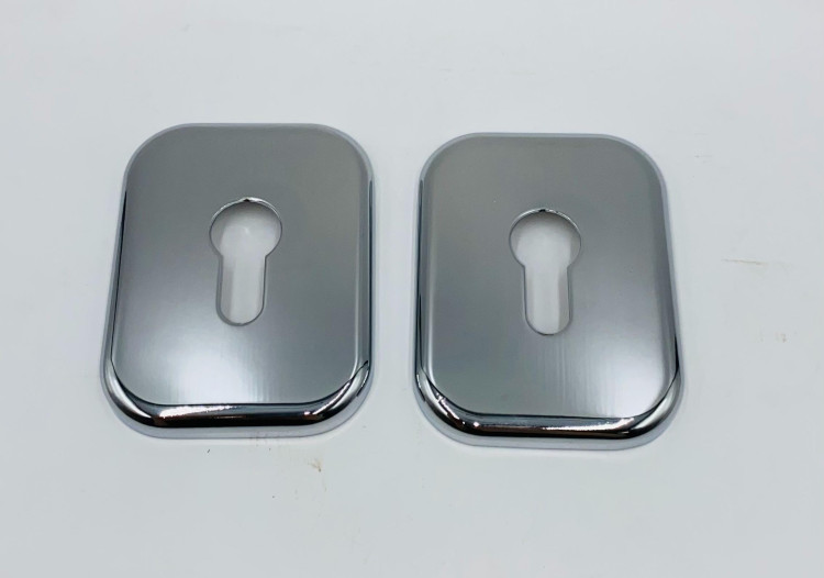 Накладка DP-1 под цилиндр СР (хром) (компл. 2шт)