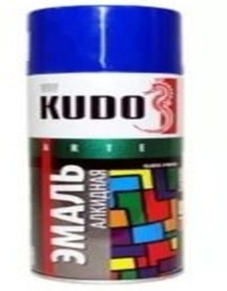Краска-спрей синяя эмаль универс. 520 мл. Кudo/12