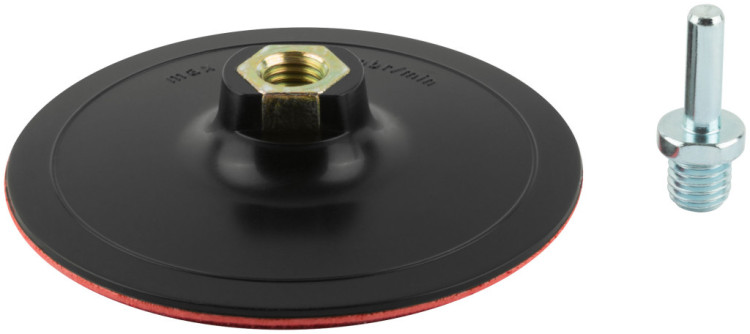 Насадка с липучкой для дрели и УШМ Cutop Profi, 125мм твердая