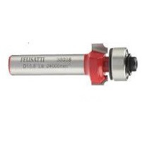 Фреза кромочная прямая 12.7х38, хв. 12мм