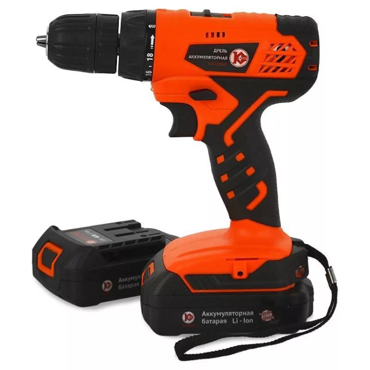 Аккумуляторная дрель-шуруповерт Калибр ДА-12/2+ Lilon