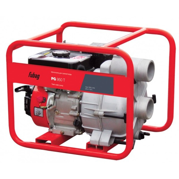 Мотопомпа для грязной воды FUBAG PG 950T
