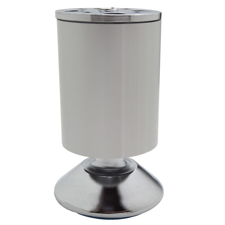 Опора мебельная 587АА (50х100мм) серебро