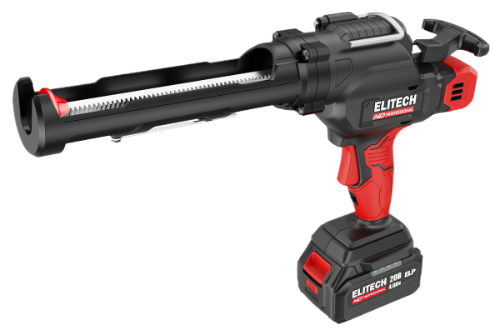 Пистолет для герметика акк 20В/1х4.0Ач, 0.77-8.1мм/сек, 1500-3600Н, 300мл, ELP, кор