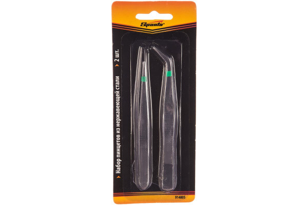 Набор пинцетов из нержавеющей стали 2шт.