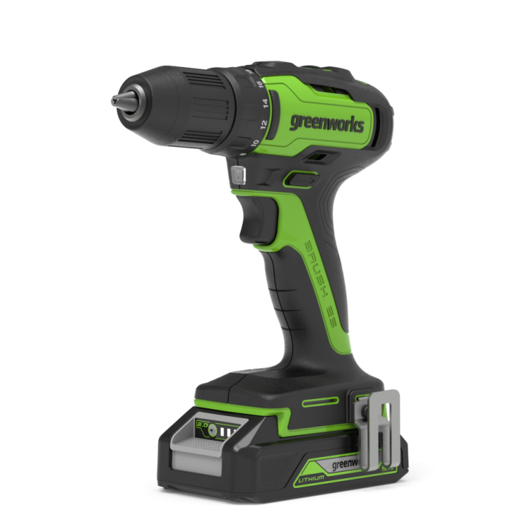 Дрель-шуруповерт акк. Greenworks GD24DD35K2 3704007UA