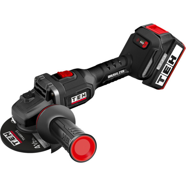 Шлиф.машина акк. угловая 125 мм, 20В, 22.2 мм, 1*4Ач Li-lon, 2000-9500 об/мин