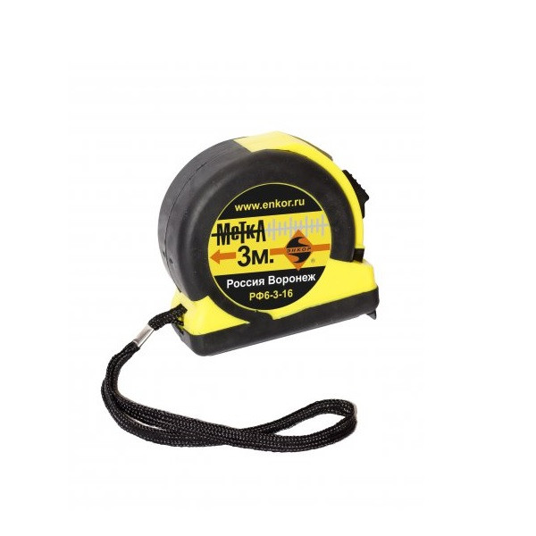 Рулетка 3м х 16мм "Метка" ЭНКОР 10105