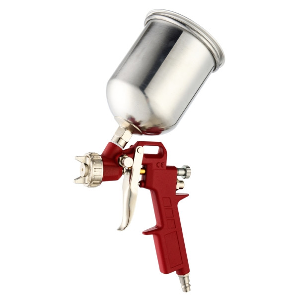 Краскораспылитель с верхним бачком 0,6л, сопло 1,5мм, 85-226л/мин, 3.5бар, 160-240мл/мин, 0.5кг
