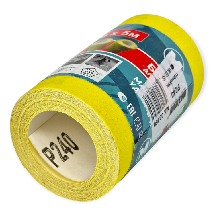 Наждачная бумага бобина 115 мм*5м зерно-240/ шт