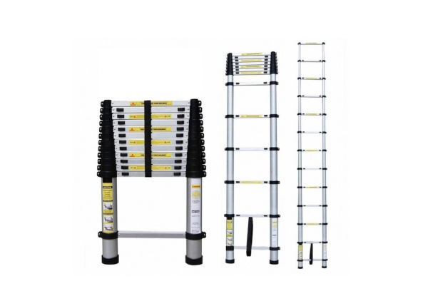 Лестница телескопическая приставная 3.2м, 11 ступеней