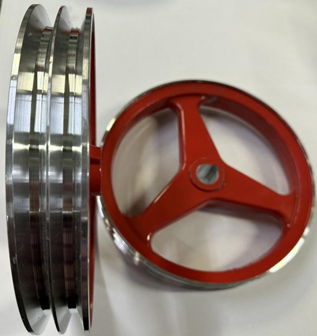 Шкив для мотоблока D-180/D-20мм, 2-ручья, 3-ребра XL6