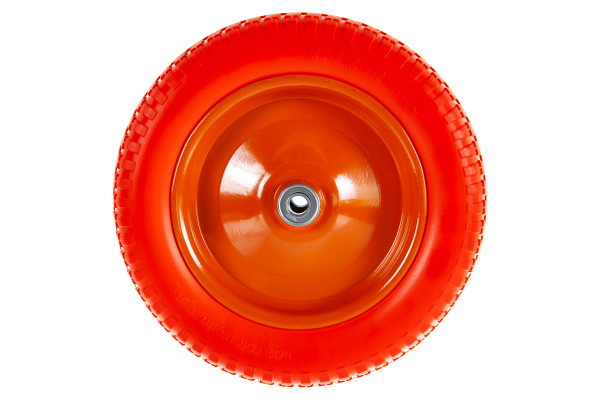 Колесо полиуретановое 3,0/8, длинна оси 90, подшипник 16мм