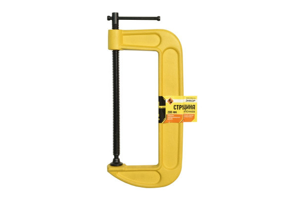 Струбцина усиленная G-образная 200мм, Энкор