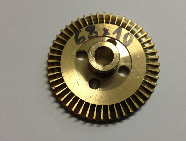 Крыльчатка для цирк.насос- D68mm/D-10mm (под скос)