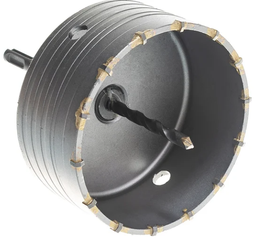 Коронка 120мм по бетону в сборе