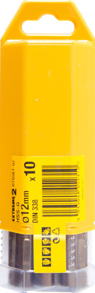 Сверло по металлу 12,0x151мм, Extreme 2 HSS-G DeWalt (10)