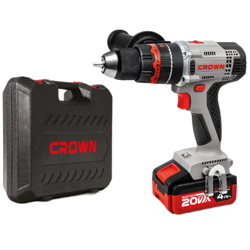 Аккумуляторная дрель-шуруповерт CROWN CT21075HMX-4 BMC