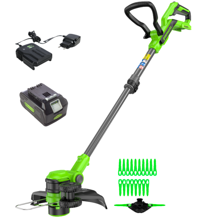 Триммер аккумуляторный Greenworks G24LT301K4 2113207UB