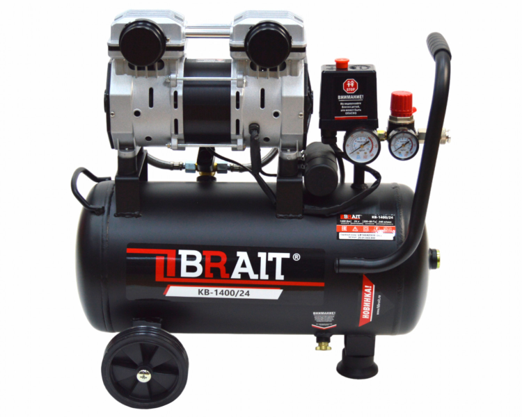 Компрессор воздушный BRAIT KВ-1400/24 безмасляный