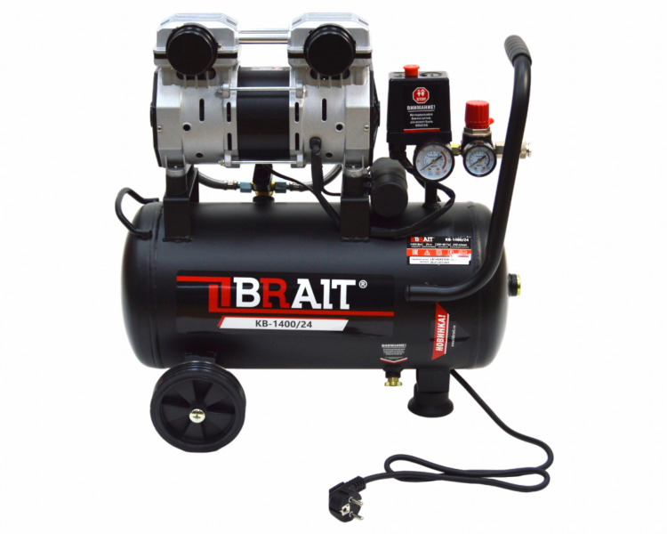 Компрессор воздушный BRAIT KВ-1400/24 безмасляный
