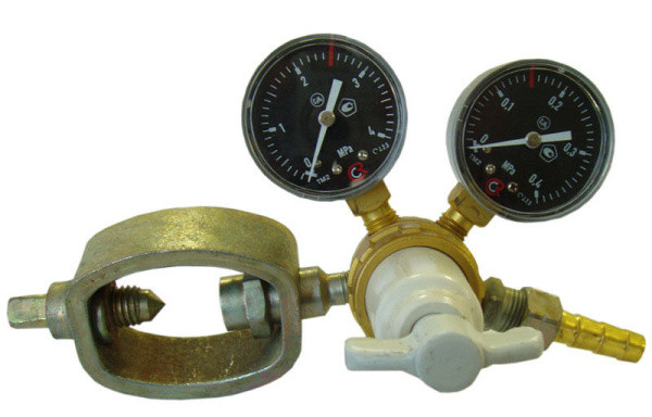 Редуктор ацетилен. БАО-5МИНИ, max 5куб.м/ч, вх. 2,5 МПа, вых. 0,15 МПа, 1кг