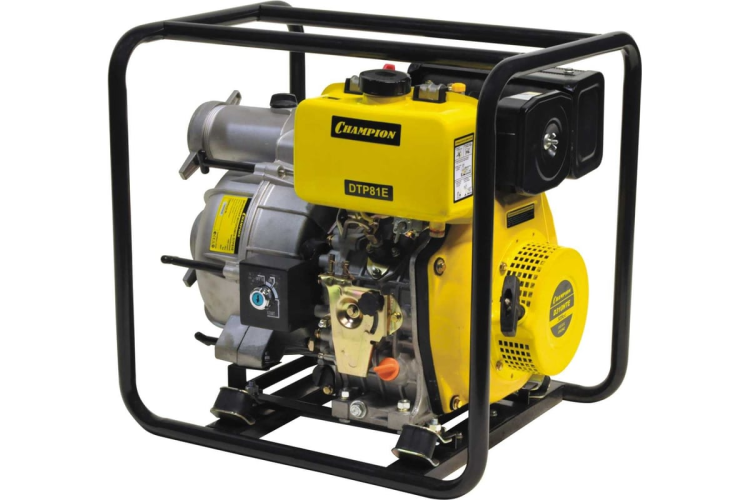 Мотопомпа дизельная CHAMPION DTP81E PRO