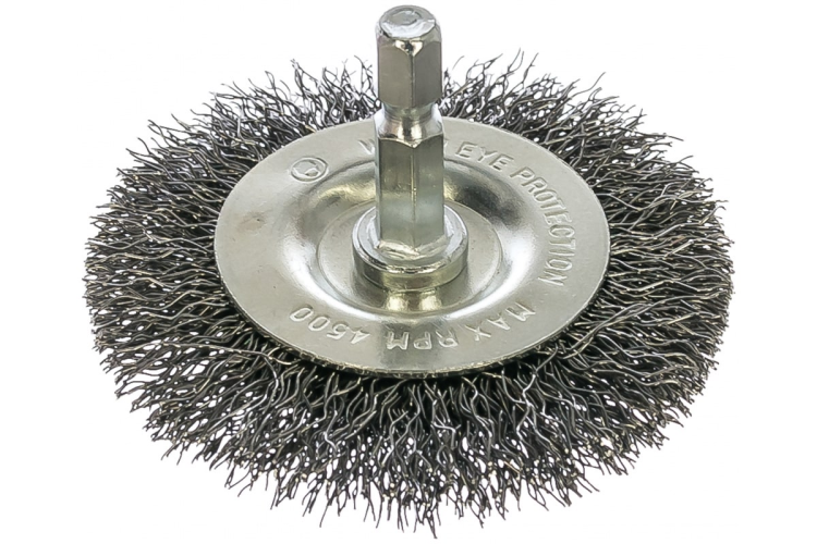 Щетка PATRIOT круглая для дрели 65мм Hex